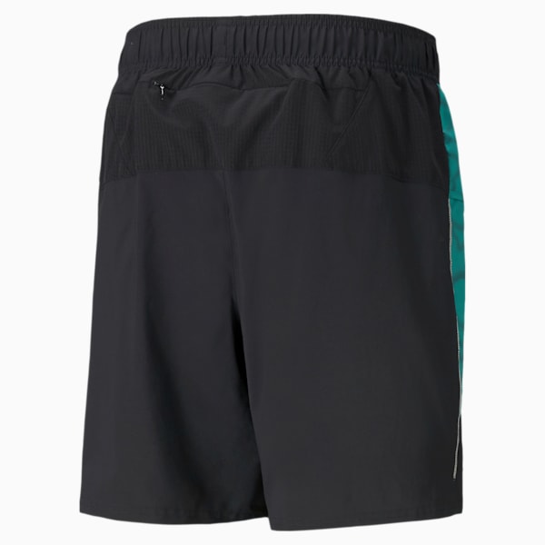 Run Graphic 7" Men's Running Shorts, Puma Black-Parasailing, extralarge-IND